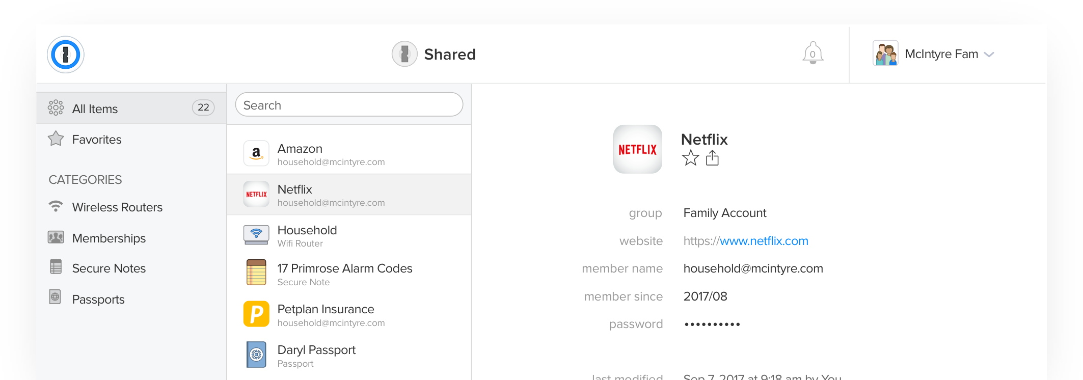 A secure online life with 1Password Families
